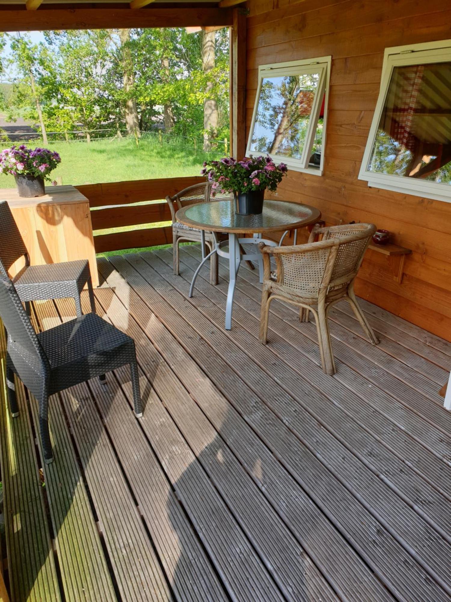 Ferienwohnung Tiny House Het Reebokje Vriescheloo Exterior foto